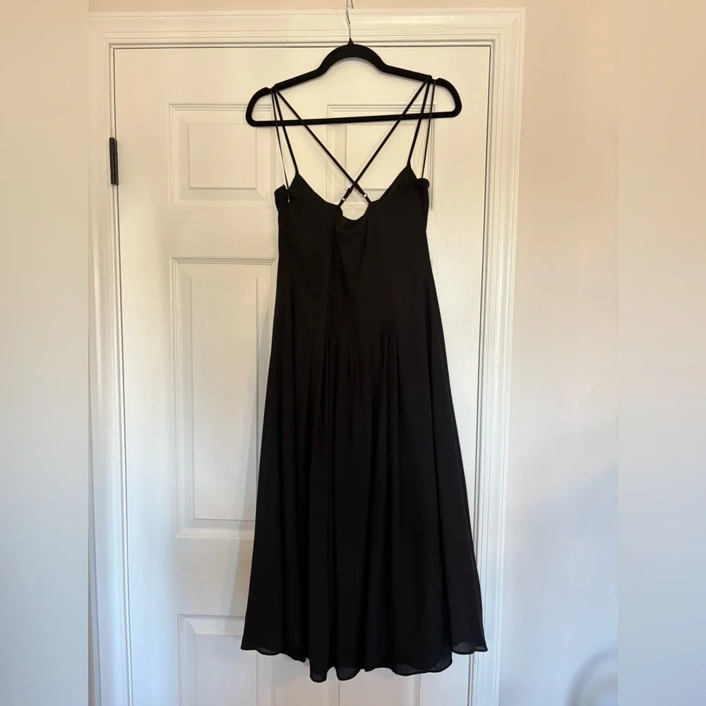 Banana Republic Black Pintuck Midi Dress - Picture 3 of 6